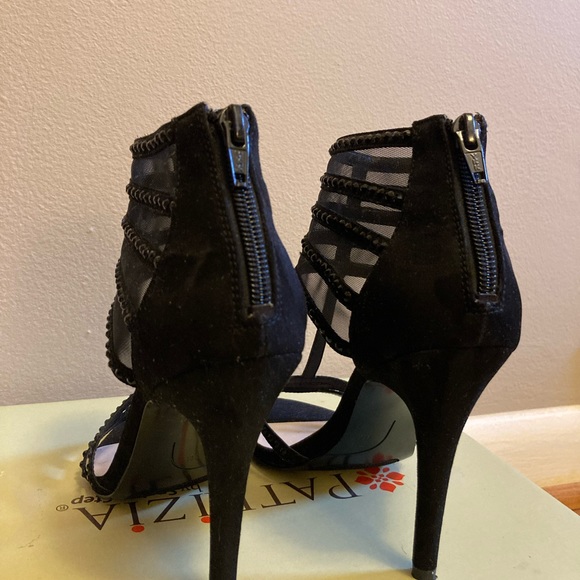 Nine West Black Rhinestone Heels - Picture 3 of 5